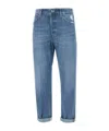 Dondup Straight Leg Jeans Icon In Blue