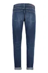 Dondup Icon Stretch Cotton Jeans In Blue