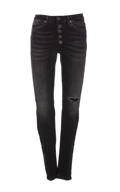 Dondup Iris Skinny Jeans In Black
