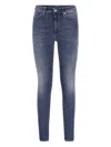 Dondup Iris Five-pocket Jeans In Blue