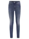 Dondup Iris Five-pocket Jeans In Blue
