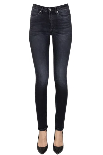 Dondup Iris Superskinny Jeans In Black