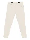 Dondup Natural Straight Leg Jeans In Sand