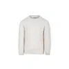 Dondup Ivory Sweater For Boy With Logo In Ivory