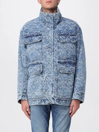 Dondup Coat  Men Color Denim In Blue