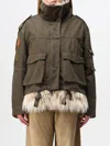 Dondup Jacket  Woman Color Green In Grün