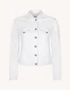 Dondup Collared Button Jacket In White