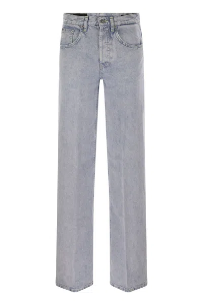 DONDUP DONDUP JACKLYN - WIDE-LEG JEANS IN FIXED DENIM LYOCELL