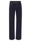 Dondup Jacklyn - Wide-leg Stretch Denim Jeans In Black