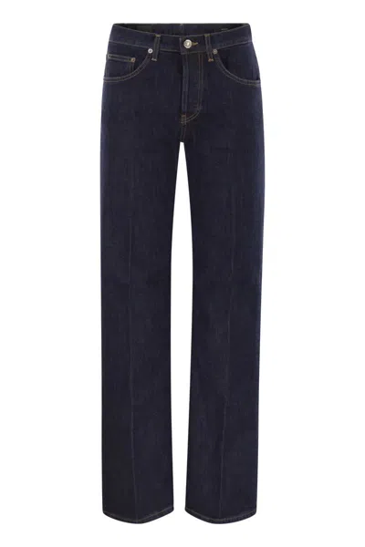 Dondup Jacklyn - Wide-leg Stretch Denim Jeans In Blue