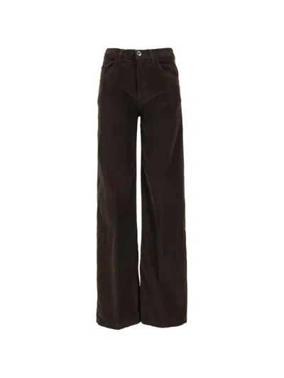 Dondup Jacklyn Corduroy Trousers In Brown