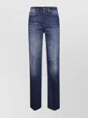 Dondup Jacklyn Faded Five-pocket Trousers In Blue