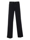 Dondup Marlen Wide Leg Jeans In Bull Cotton And Lyocell In Blue