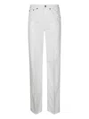 Dondup Jacklyn Trousers With Pockets And Loops In White