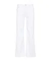 Dondup Jacklyn Mid-rise Wide-leg Jeans In White