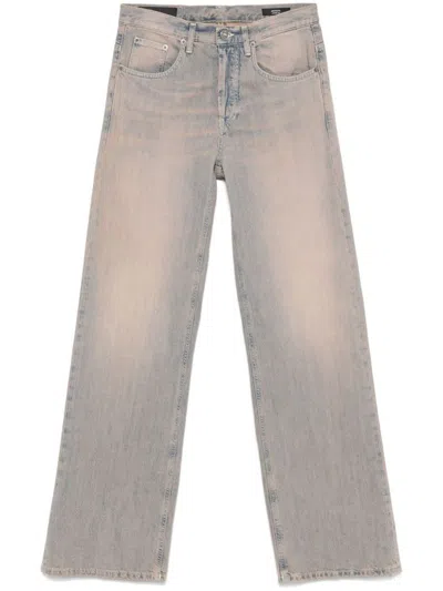 Dondup Jacklyn Straight-leg Jeans In Blue