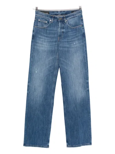 Dondup Jacklyn Straight-leg Jeans In Blue