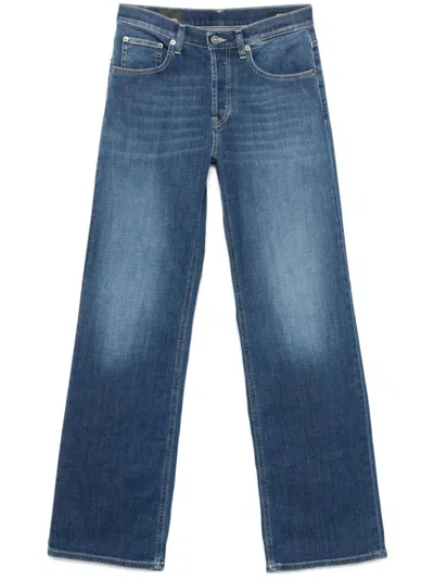 Dondup Jacklyn Stretch Cotton Jeans In Blue