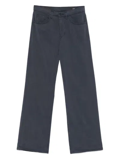 Dondup Wide-leg Denim Jeans With Classic Five-pocket Design In Black