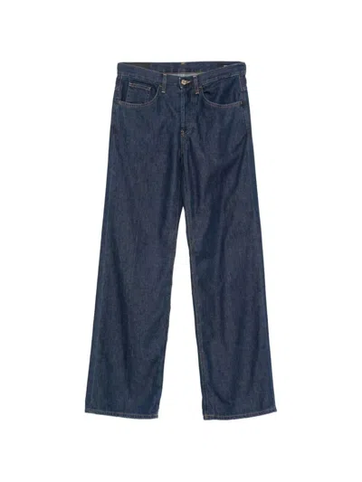 Dondup `jacklyn` Wide Leg 5-pocket Jeans In Blue