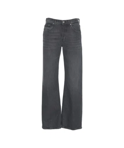 Dondup Jacklyn' Wide Leg Jeans In Black