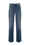 Dondup Francine Wide Leg Jeans In Denim In Denim
