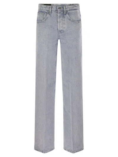 DONDUP DONDUP JACKLYN WIDE LEG JEANS IN FIXED DENIM LYOCELL
