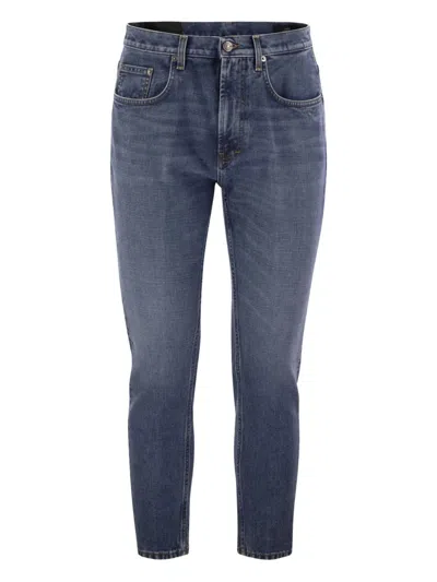 Dondup Jago Five-pocket Jeans In Blue