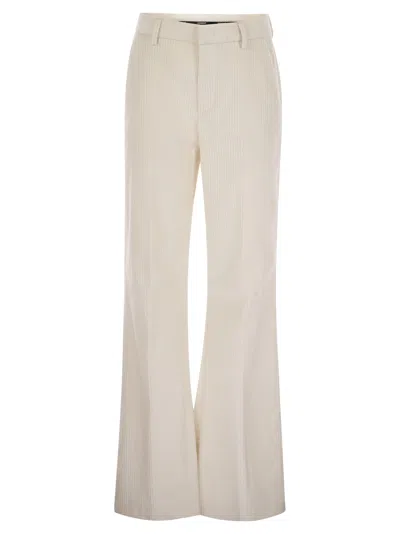 DONDUP JANICE - WIDE CORDUROY TROUSERS