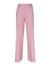 Dondup Janice Trousers In Viscose In Light Purple