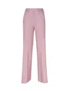 Dondup Janice Trousers In Viscose In Malva