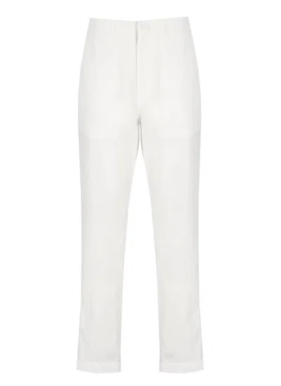 Dondup Janis Trousers In White