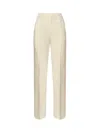 Dondup Cream Trousers Regular Waist