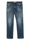 Dondup Logo-patch Jeans In Blue