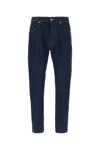 Dondup Relaxed-fit Cotton Pants With Five-pocket Design And Contrasting Patch