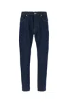 Dondup Relaxed-fit Cotton Pants With Five-pocket Design And Contrasting Patch