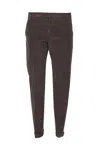 Dondup Brown Corduroy Jeans With Tailored Fit In Brown