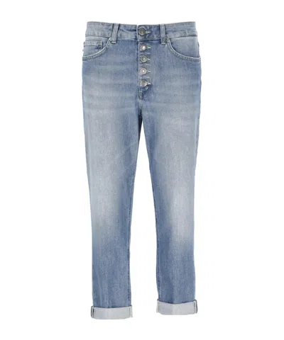 DONDUP LOGO-PATCH JEANS