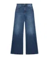 Dondup Five-pocket Wide-leg Jeans In Blue