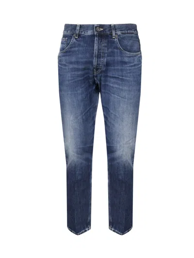 Dondup Cotton Jeans Five Pockets In Cotton Denim In Blue