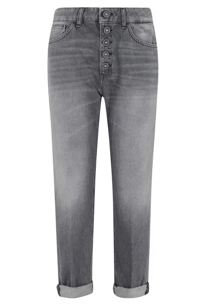 Dondup Jeans 5tasche Loose Koons In Gray