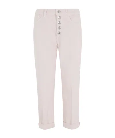 Dondup Jeans 5tasche Loose Koons In White
