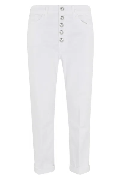 Dondup Jeans 5tasche Loose Koons In White
