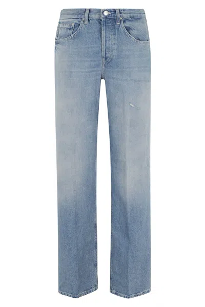 Dondup Jeans 5tasche Wide Leg Jacklyn In Blue