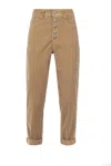 Dondup Multi-pocket Casual Pants In Brown