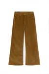 Dondup Brown Flared Leg Jeans In Beige