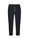 Dondup Woman Pants Black Size 31 Cotton, Elastomultiester, Elastane In Black