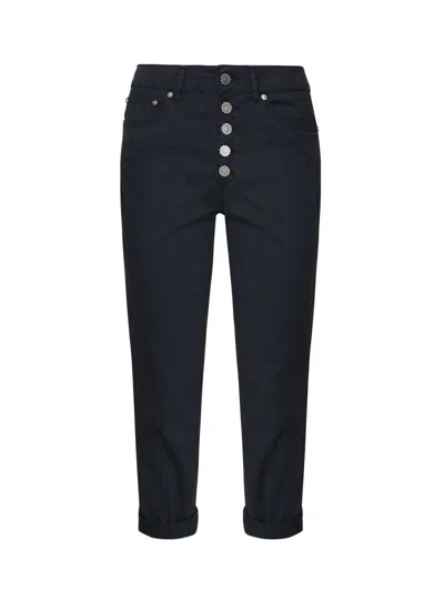 Dondup Woman Pants Black Size 31 Cotton, Elastomultiester, Elastane