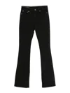 Dondup Button-fly Flared Jeans In Black