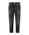 Dondup Belt-loop Jeans In Black